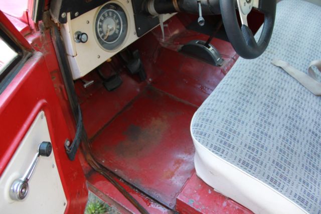 1969 Red Ford Bronco SUV