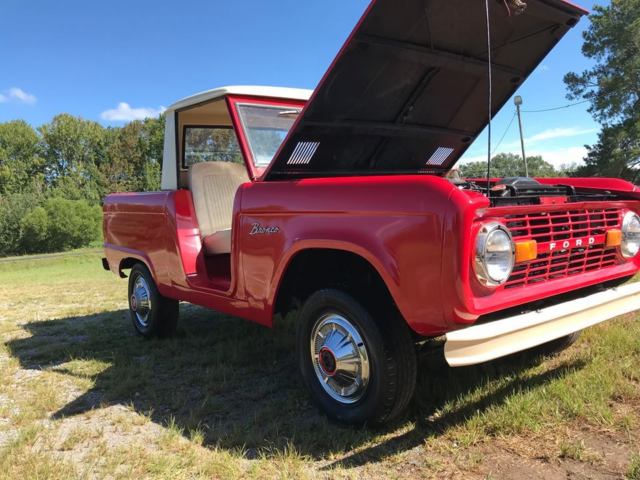 1969 Red Ford Bronco SUV