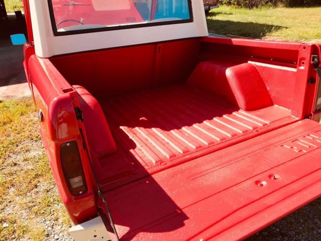 1969 Red Ford Bronco SUV