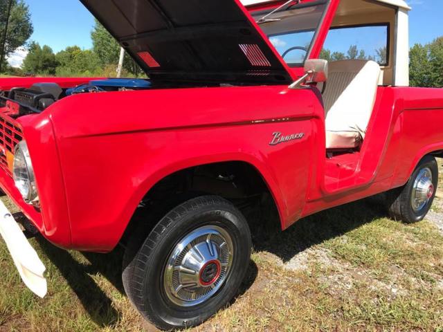 1969 Red Ford Bronco SUV