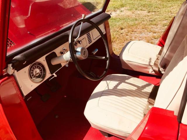 1969 Red Ford Bronco SUV
