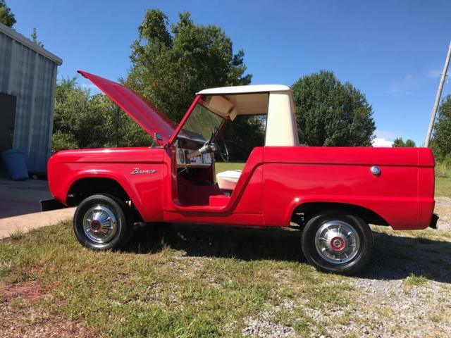 1969 Red Ford Bronco SUV