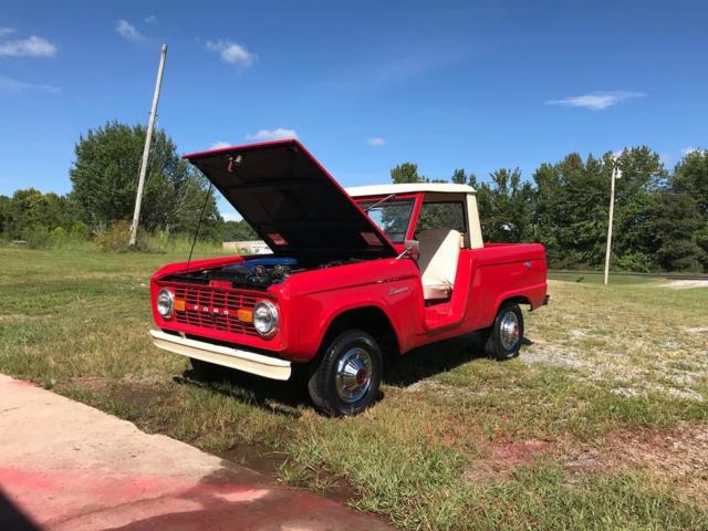 1969 Red Ford Bronco SUV