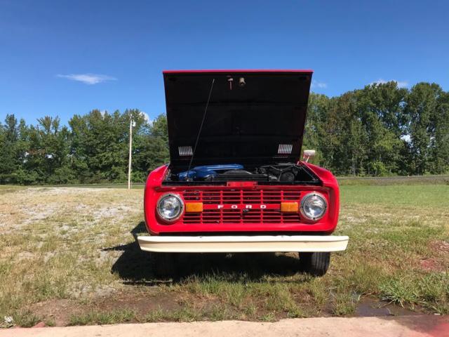 1969 Red Ford Bronco SUV