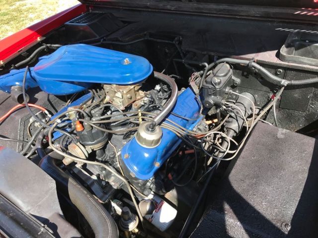 1969 Red Ford Bronco SUV