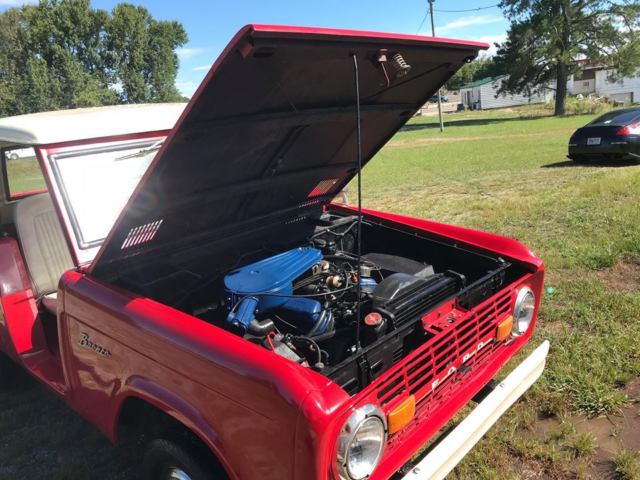 1969 Red Ford Bronco SUV