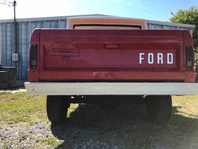 1969 Red Ford Bronco SUV