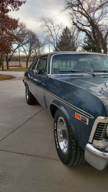 1969 Dusk Blue Chevrolet Nova Coupe