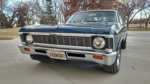 1969 Dusk Blue Chevrolet Nova Coupe