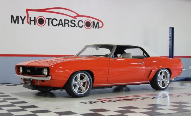 1969 Black Chevrolet Camaro Convertible