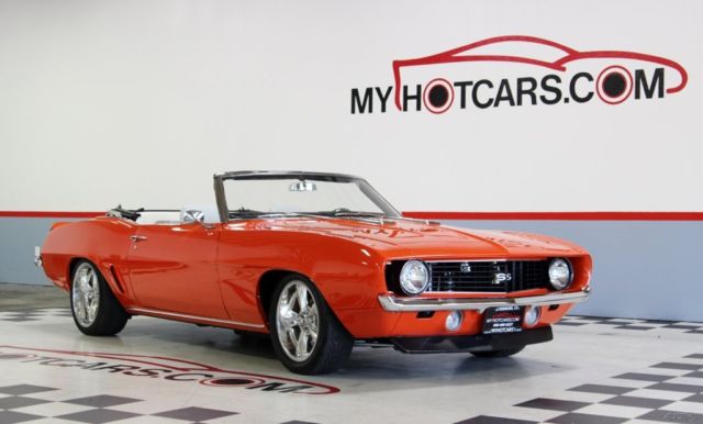 1969 Black Chevrolet Camaro Convertible