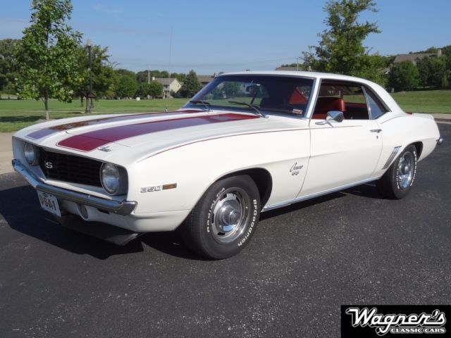 1969 White Chevrolet Camaro Coupe