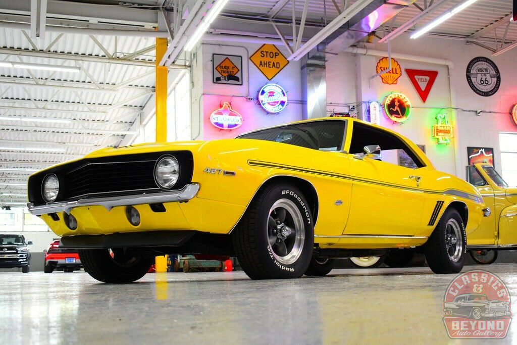 1969 Yellow Chevrolet Camaro Coupe