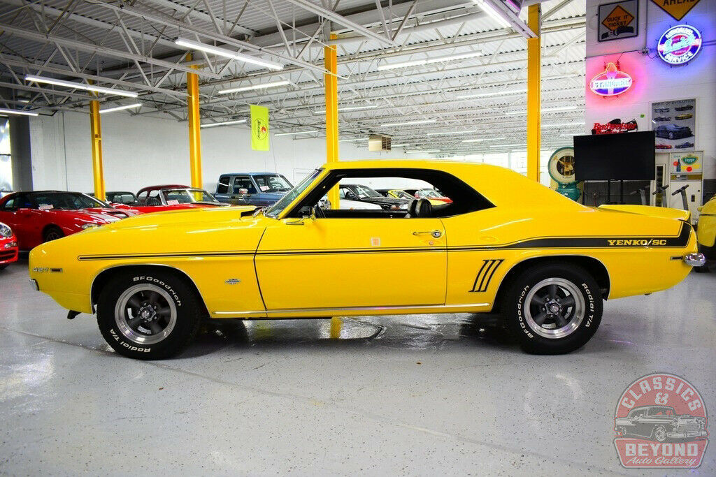 1969 Yellow Chevrolet Camaro Coupe