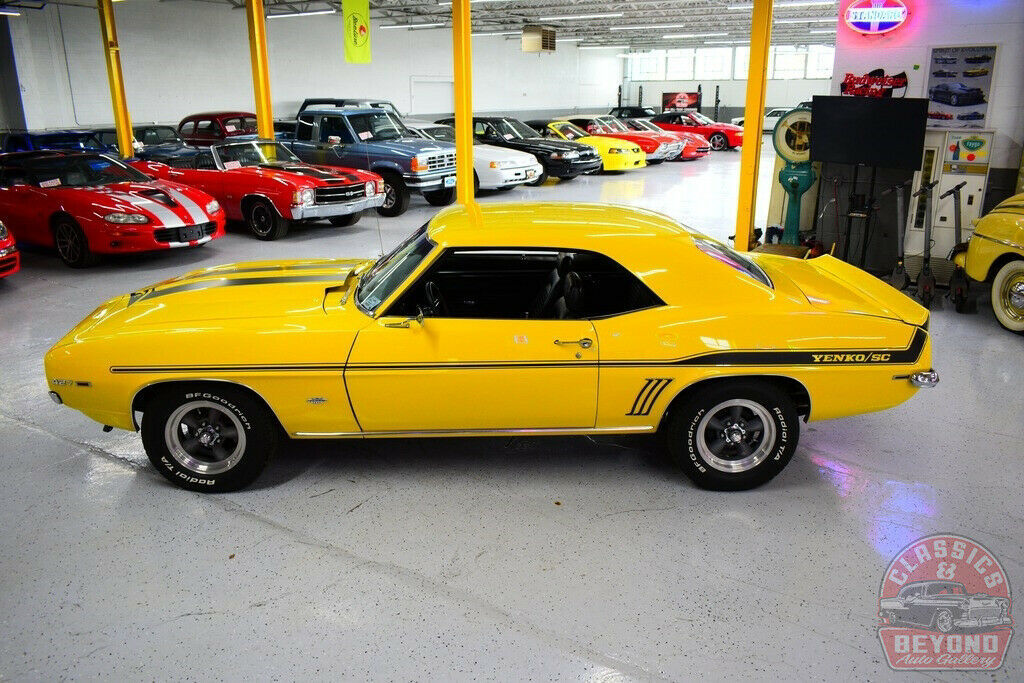 1969 Yellow Chevrolet Camaro Coupe