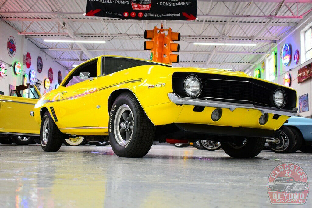 1969 Yellow Chevrolet Camaro Coupe