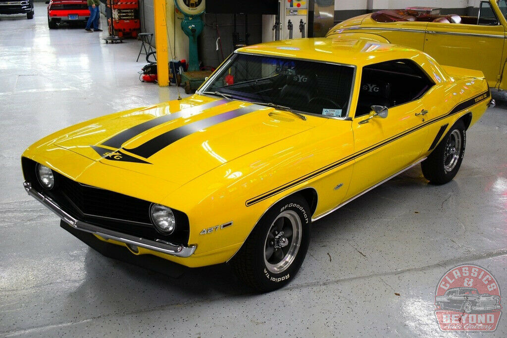 1969 Yellow Chevrolet Camaro Coupe