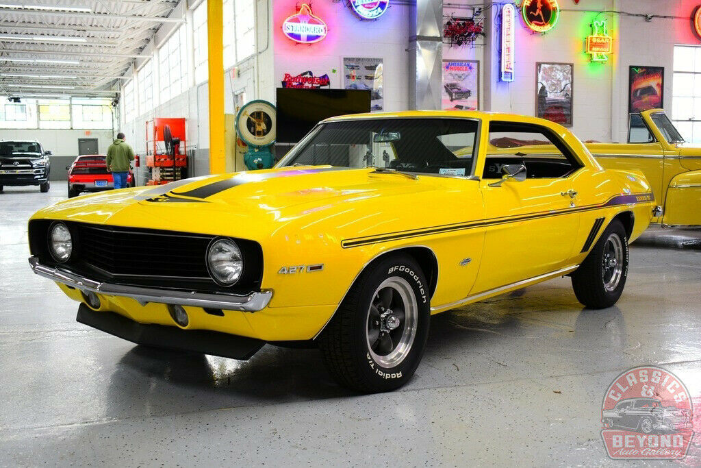 1969 Yellow Chevrolet Camaro Coupe