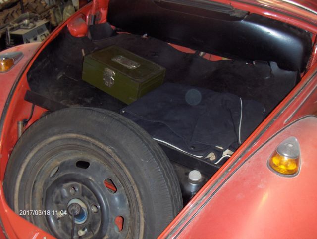 1969 Red Volkswagen Beetle - Classic Convertible