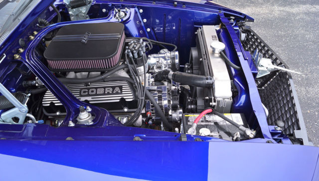 1969 San Marino Metallic Blue with Black Ford Mustang Coupe