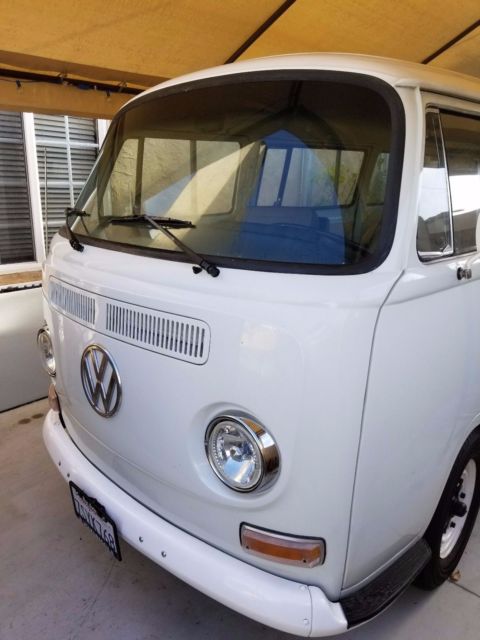 1969 White Volkswagen Bus/Vanagon Van Camper