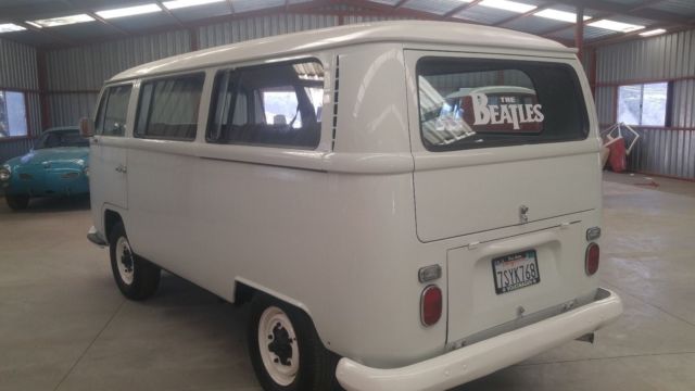 1969 White Volkswagen Bus/Vanagon Van Camper