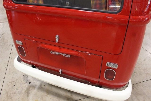 1969 Red Volkswagen Bus/Vanagon Van