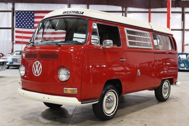1969 Red Volkswagen Bus/Vanagon Van
