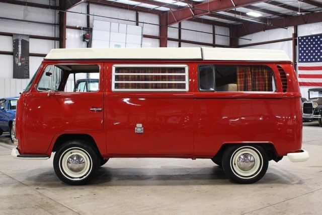 1969 Red Volkswagen Bus/Vanagon Van