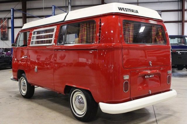 1969 Red Volkswagen Bus/Vanagon Van