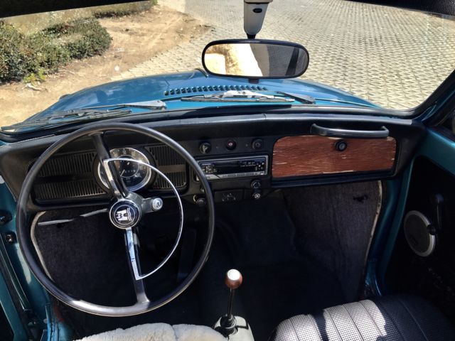1969 Teal Volkswagen Beetle - Classic Convertible