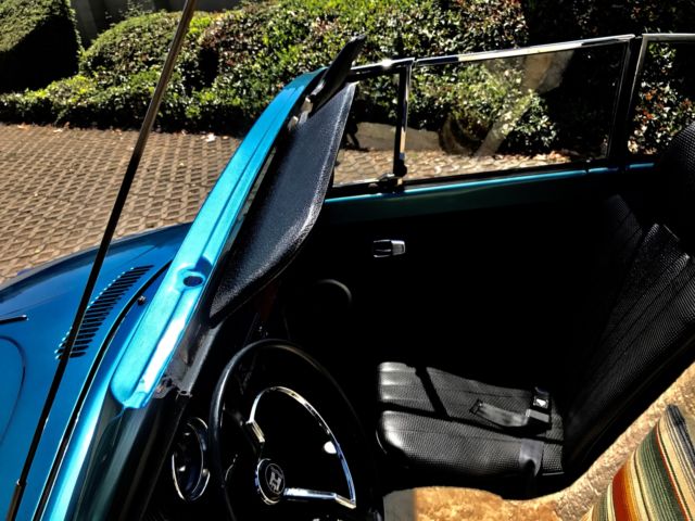 1969 Teal Volkswagen Beetle - Classic Convertible