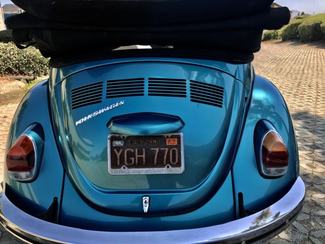 1969 Teal Volkswagen Beetle - Classic Convertible