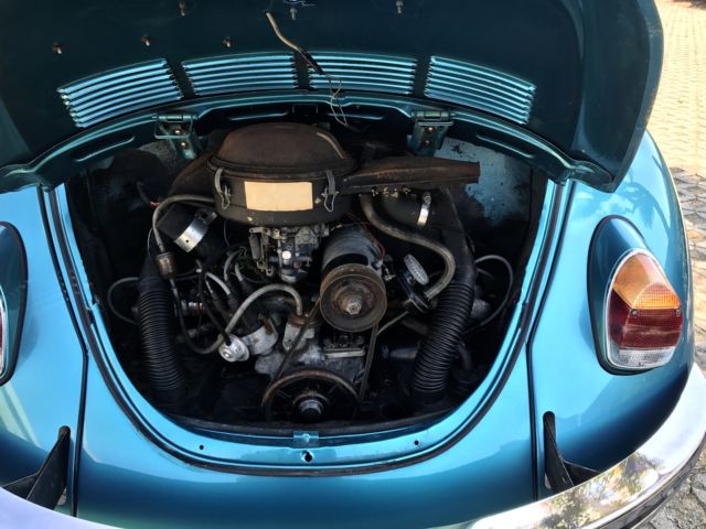 1969 Teal Volkswagen Beetle - Classic Convertible