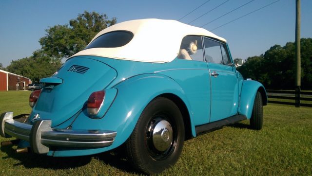 1969 Blue Volkswagen Beetle - Classic Convertible