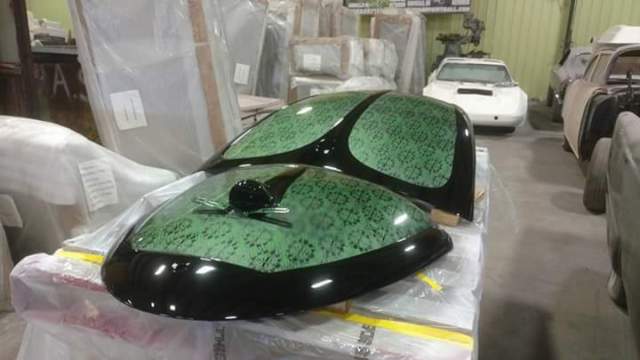 1969 Black and green Volkswagen Beetle - Classic Type1