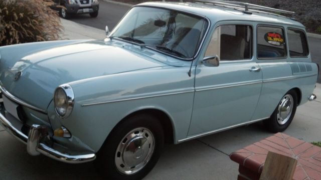 1969 light blue Volkswagen Squareback Sedan