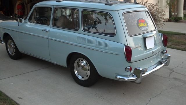1969 light blue Volkswagen Squareback Sedan