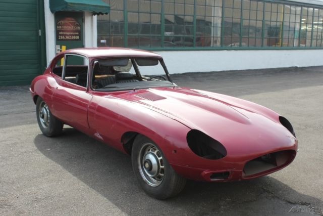 1969 Burgundy Jaguar E-Type Coupe