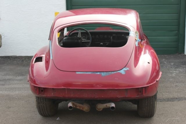 1969 Burgundy Jaguar E-Type Coupe