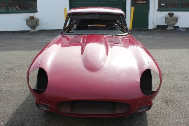1969 Burgundy Jaguar E-Type Coupe