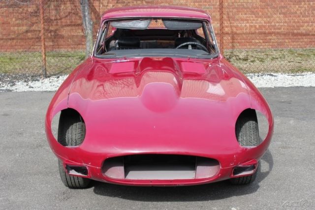 1969 Burgundy Jaguar E-Type Coupe