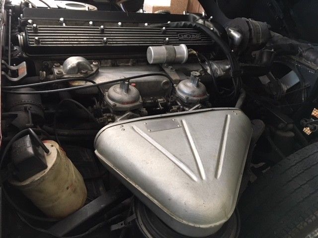 1969 Red Jaguar E-Type Coupe