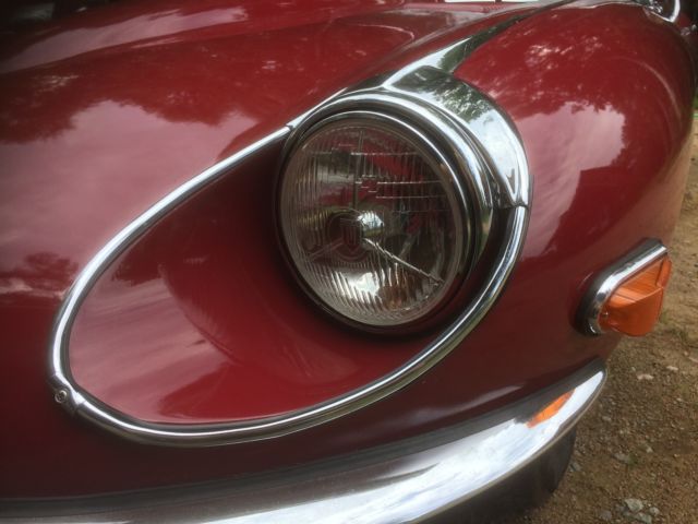 1969 regency red Jaguar E-Type Coupe