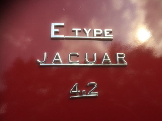 1969 regency red Jaguar E-Type Coupe