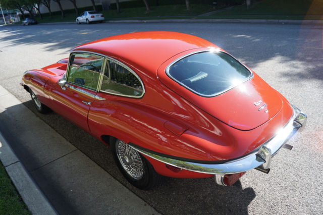 1969 Carmen Red Jaguar E-Type Coupe