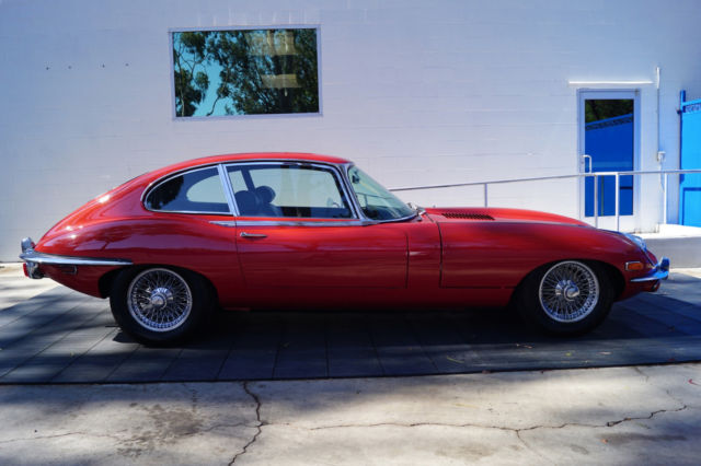 1969 Carmen Red Jaguar E-Type Coupe