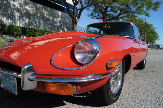 1969 Carmen Red Jaguar E-Type Coupe
