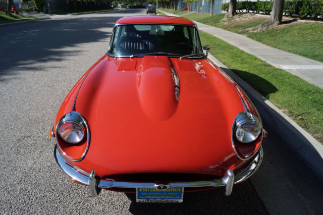 1969 Carmen Red Jaguar E-Type Coupe