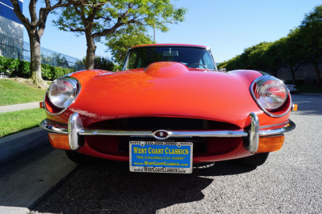 1969 Carmen Red Jaguar E-Type Coupe
